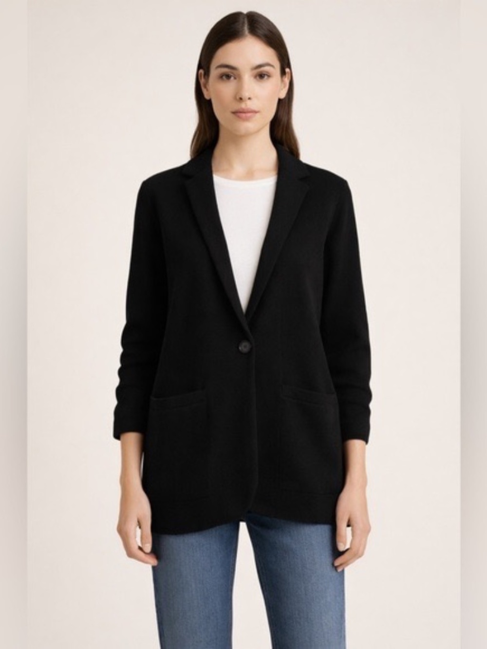 J. Crew Cecile Relaxed Sweater Blazer